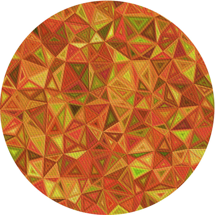 Square Machine Washable Transitional Neon Red Rug in a Living Room, wshpat2706yw