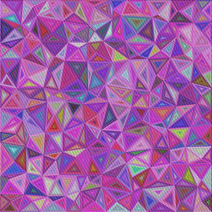 Square Patterned Dark Violet Purple Modern Rug, pat2706