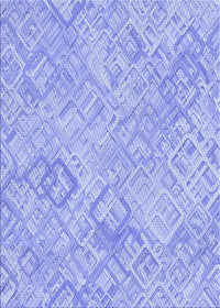 Machine Washable Transitional Light Slate Blue Rug, wshpat2707blu