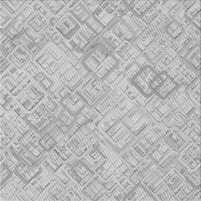 Round Machine Washable Transitional Gunmetal Gray Rug, wshpat2707gry