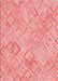 Patterned Pastel Pink Rug, pat2707rd