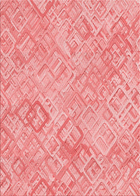 Machine Washable Transitional Pastel Pink Rug, wshpat2707rd