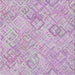Sideview of Machine Washable Transitional Periwinkle Pink Rug, wshpat2707