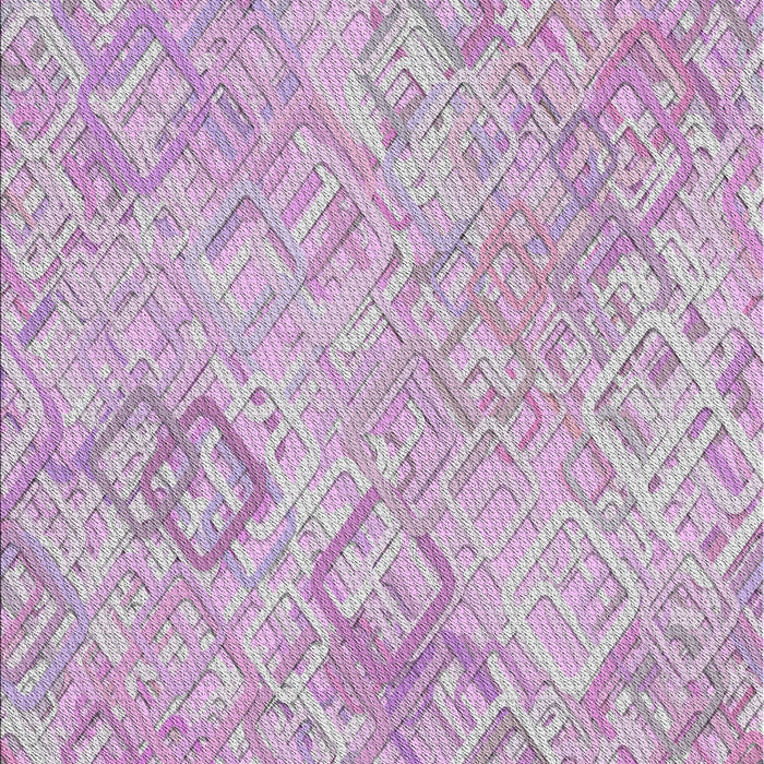 Machine Washable Transitional Periwinkle Pink Rug, wshpat2707