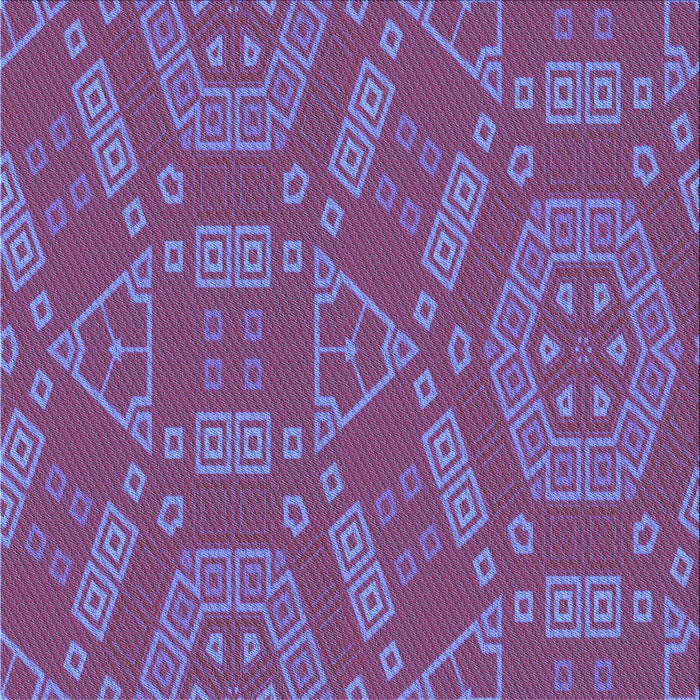 Round Patterned Medium Purple Rug, pat2708lblu