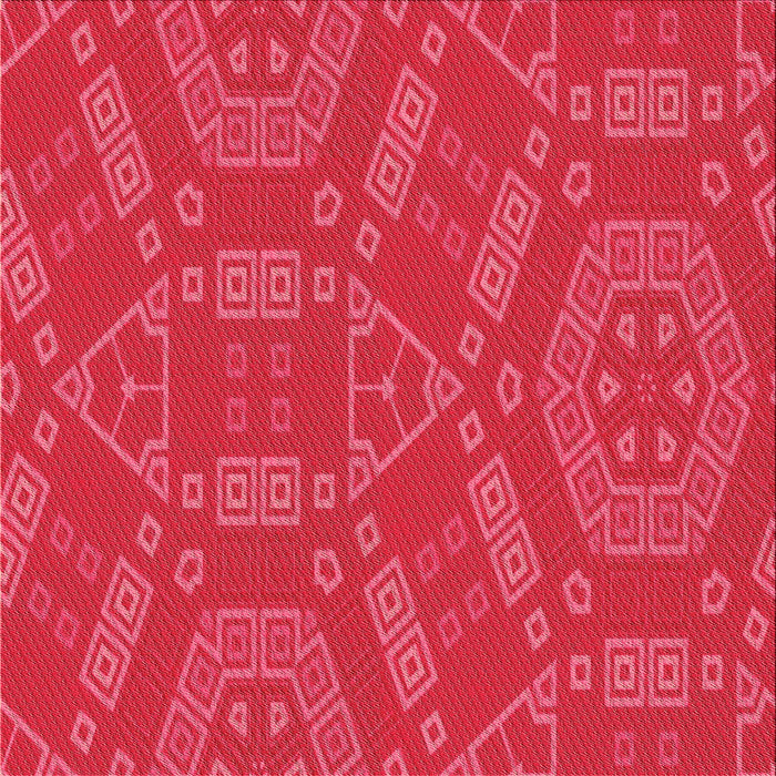 Round Patterned Pink Rug, pat2708org