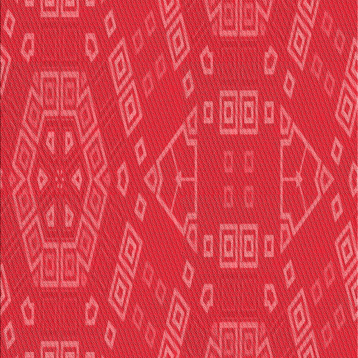 Patterned Red Rug, pat2708rd