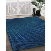 Patterned Blue Rug, pat2709lblu