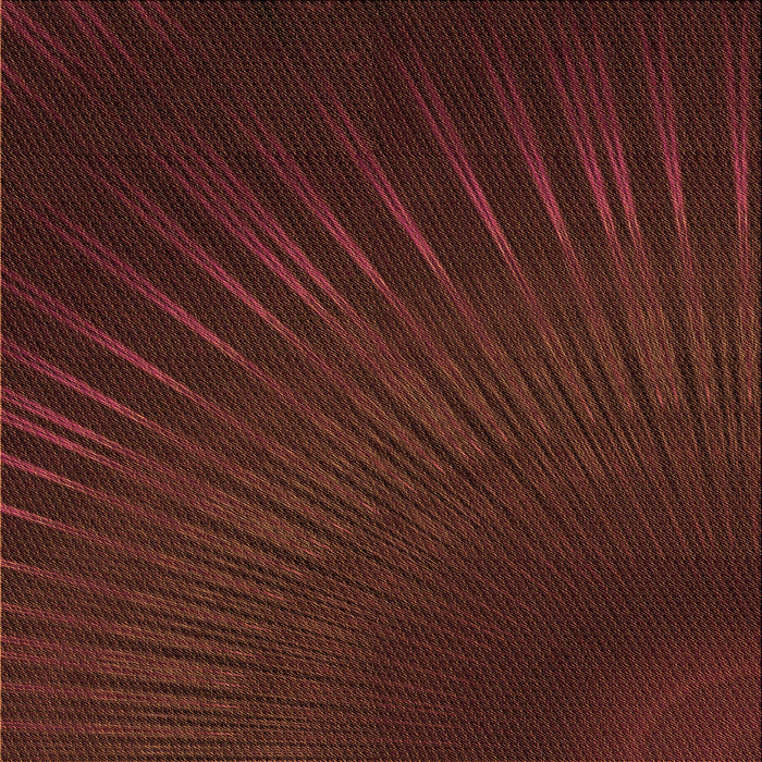 Round Patterned Tomato Red Rug, pat2709org