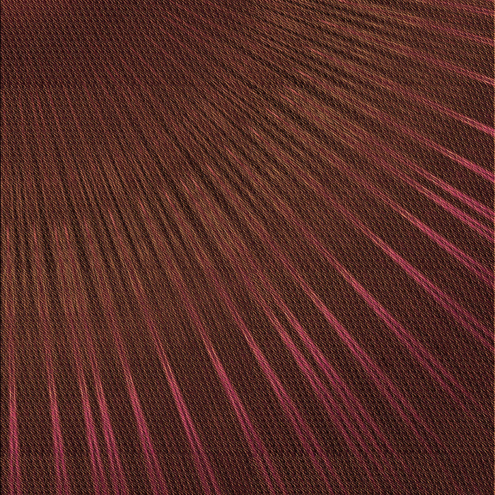 Patterned Tomato Red Rug, pat2709org