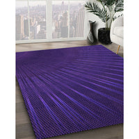 Patterned Amethyst Purple Rug, pat2709pur