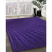 Patterned Amethyst Purple Rug in Family Room, pat2709pur