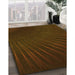 Machine Washable Transitional Dark Bronze Brown Rug in a Family Room, wshpat2709yw