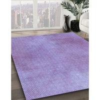 Patterned Medium Purple Rug, pat271blu