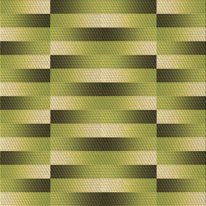 Round Patterned Olive Green Rug, pat2710brn