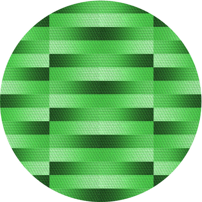 Square Machine Washable Transitional Neon Green Rug in a Living Room, wshpat2710grn