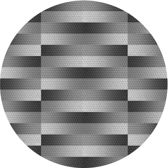 Square Patterned Gray Rug, pat2710gry