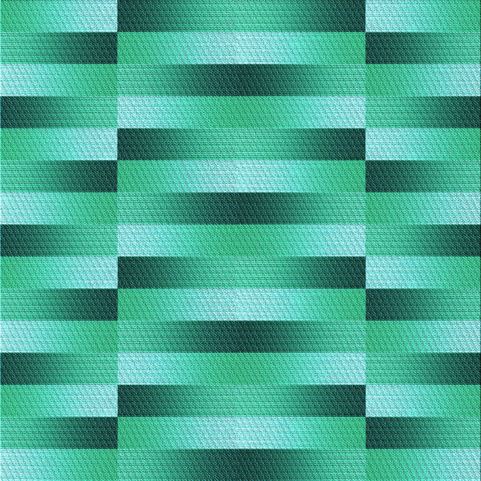 Round Patterned Bright Turquoise Blue Rug, pat2710lblu