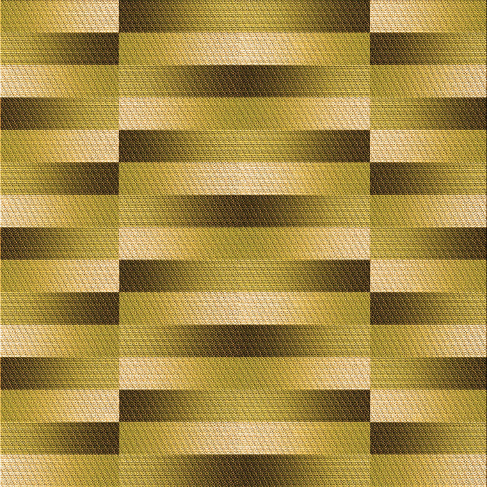 Round Patterned Orange Rug, pat2710org