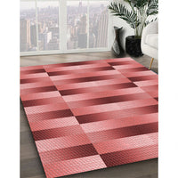 Patterned Red Rug, pat2710rd