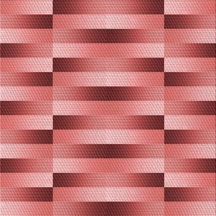 Round Patterned Red Rug, pat2710rd