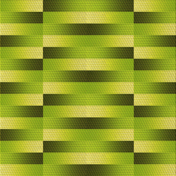 Round Patterned Neon Yellow Green Rug, pat2710yw