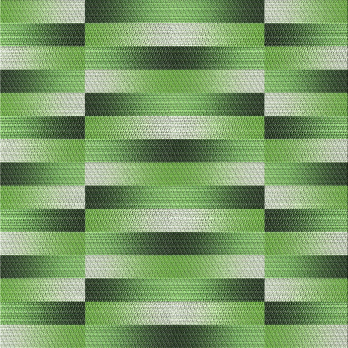 Sideview of Machine Washable Transitional Shamrock Green Rug, wshpat2710