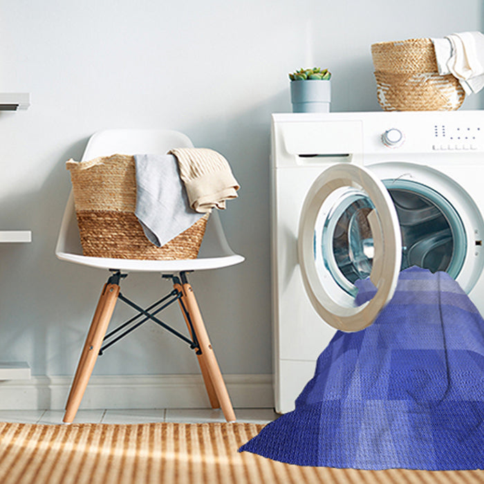 Machine Washable Transitional Sky Blue Rug in a Washing Machine, wshpat2711blu