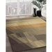 Machine Washable Transitional Metallic Gold Rug in a Family Room, wshpat2711brn
