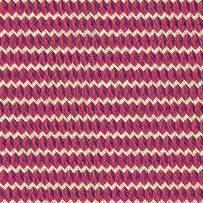 Round Patterned Light Coral Pink Rug, pat2712brn