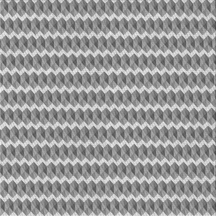 Round Patterned Silver Gray Rug, pat2712gry