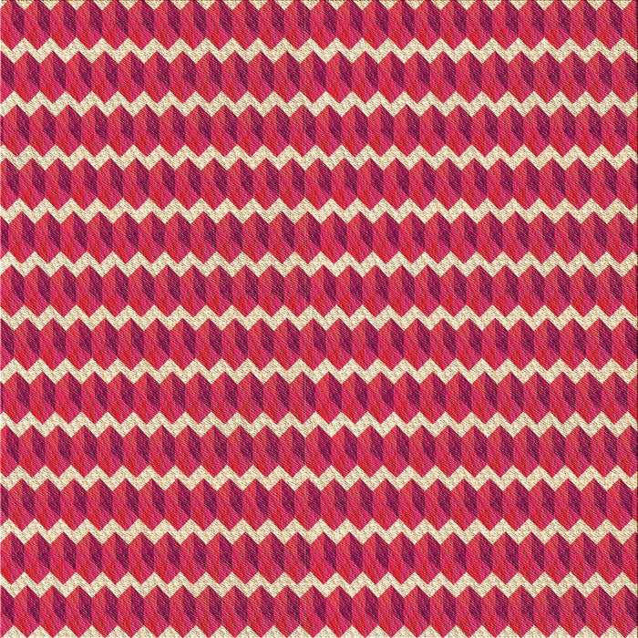 Round Patterned Crimson Red Rug, pat2712org