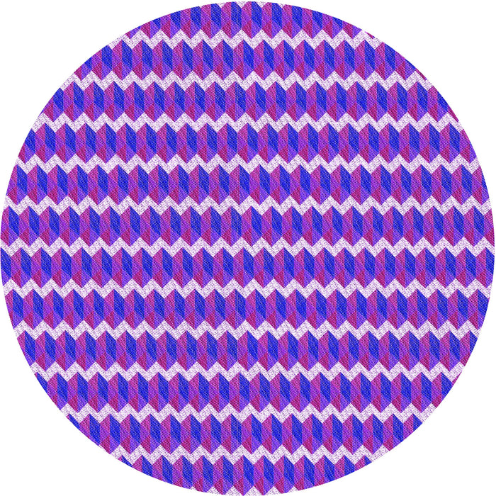 Square Patterned Neon Purple Rug, pat2712pur