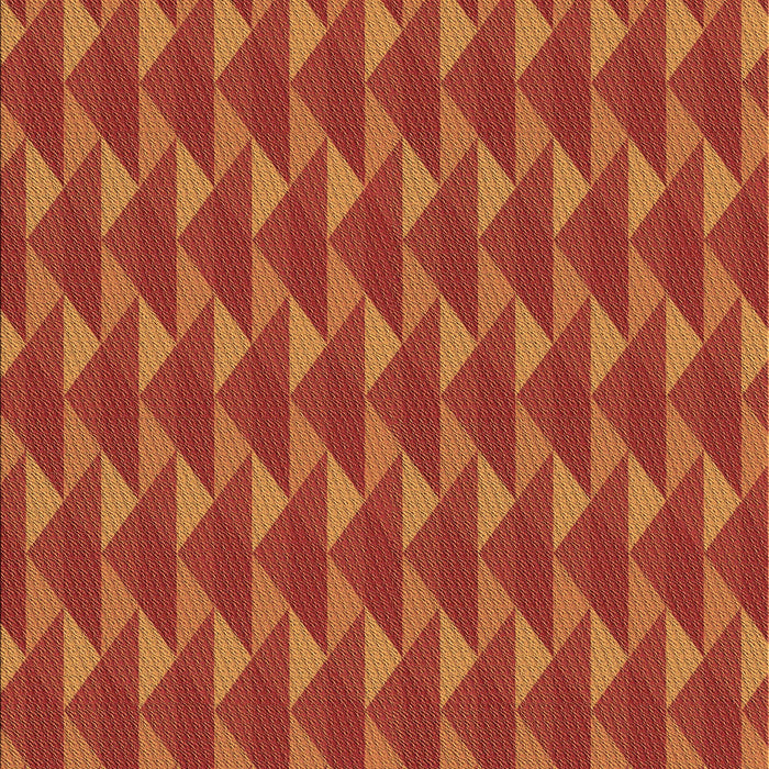 Patterned Neon Orange Rug, pat2713brn