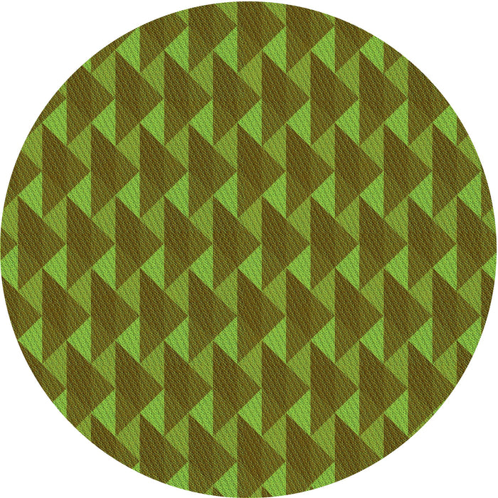 Square Machine Washable Transitional Dark Bronze Brown Rug in a Living Room, wshpat2713grn