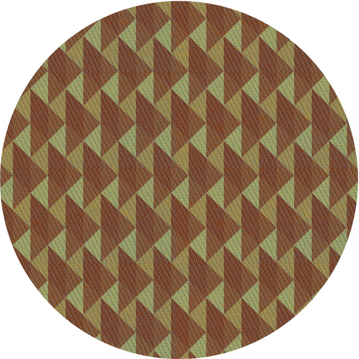 Square Machine Washable Transitional Copper Brown Rug in a Living Room, wshpat2713lblu