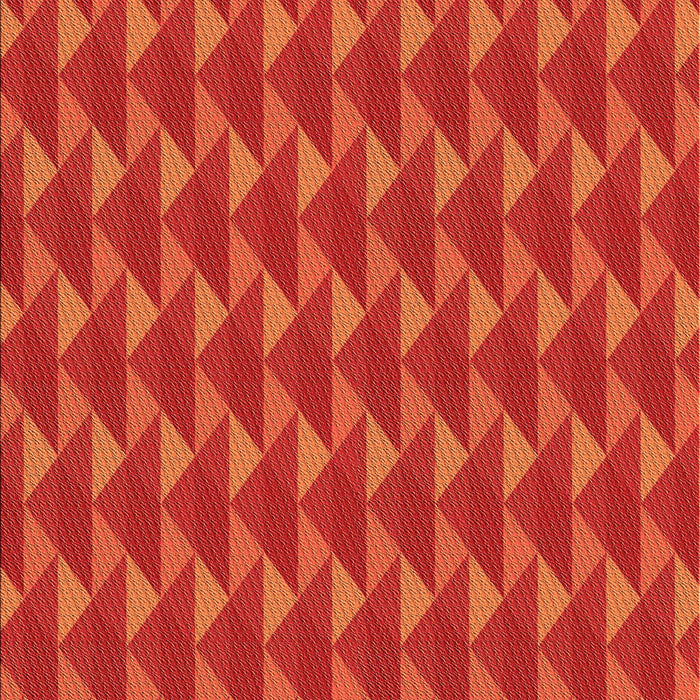 Patterned Orange Red Orange Rug, pat2713org