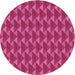 Square Patterned Neon Pink Rug, pat2713pur