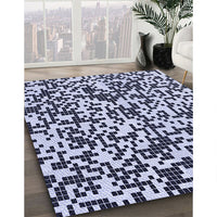 Patterned Blue Rug, pat2714blu