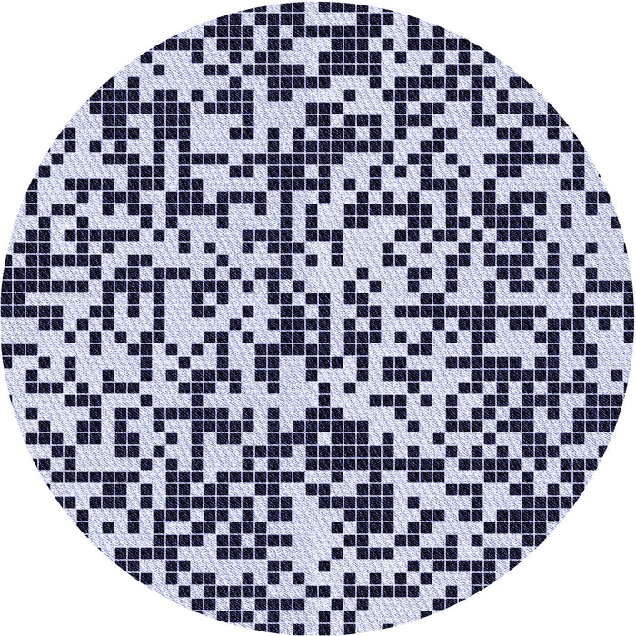 Square Machine Washable Transitional Blue Rug in a Living Room, wshpat2714blu