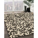 Machine Washable Transitional Golden Blonde Gold Rug in a Family Room, wshpat2714brn