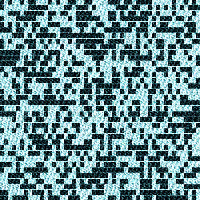 Patterned Medium Teal Green Rug, pat2714lblu