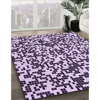 Patterned Blossom Pink Rug, pat2714pur