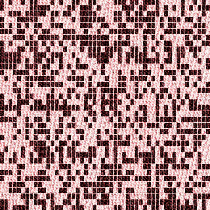 Patterned Deep Rose Pink Rug, pat2714rd