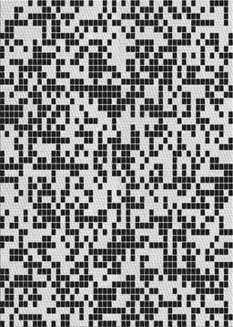 Patterned Charcoal Black Novelty Rug, pat2714