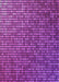 Patterned Dark Magenta Purple Rug, pat2715pur