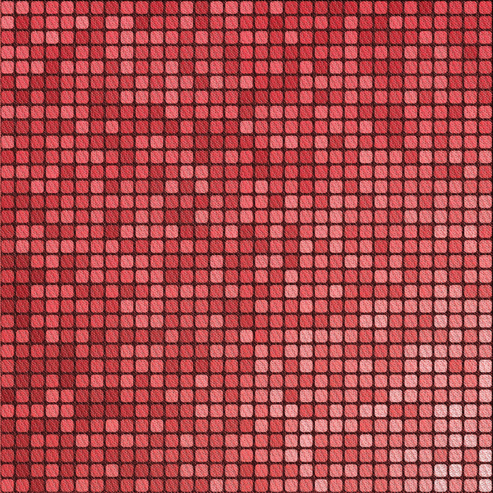 Round Patterned Red Rug, pat2715rd