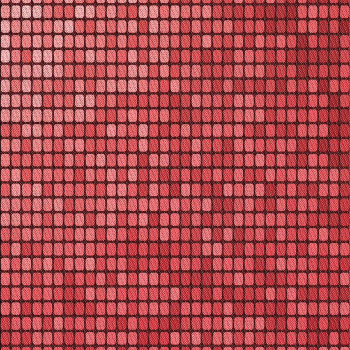 Patterned Red Rug, pat2715rd