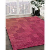 Patterned Red Rug, pat2716org