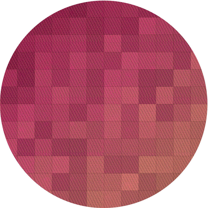 Square Patterned Red Rug, pat2716org
